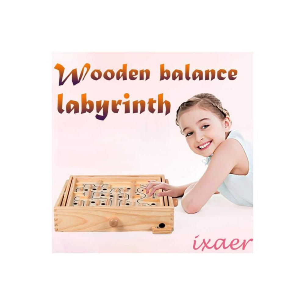  لوح متاهة خشبي: لعبة متاهة خشبية 
