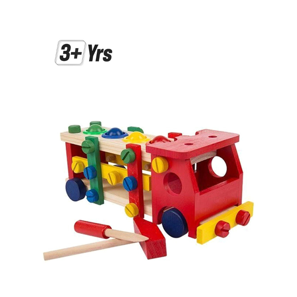 طقم مكعبات بناء تعليمية براغي قابلة للفك لعمر ثلاث سنوات فما فوق