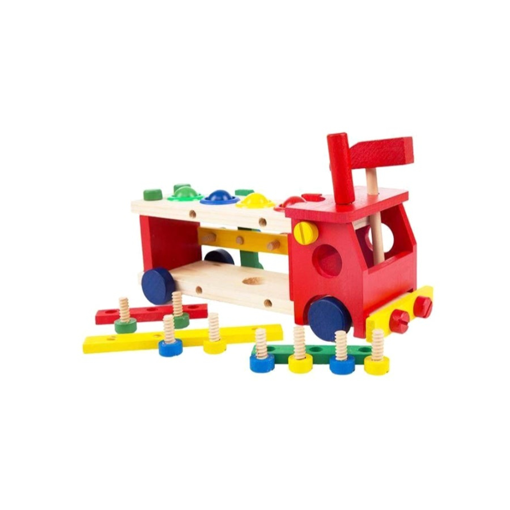 طقم مكعبات بناء تعليمية براغي قابلة للفك لعمر ثلاث سنوات فما فوق