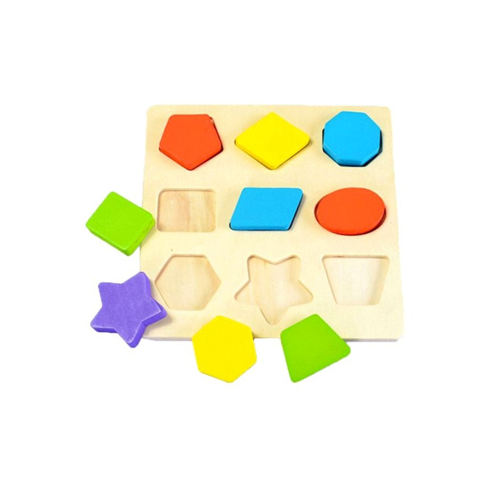 شاربدو لوحة تركيب أشكال هندسية ثلاثية الأبعاد - 17.8x1.2x17.8 سم