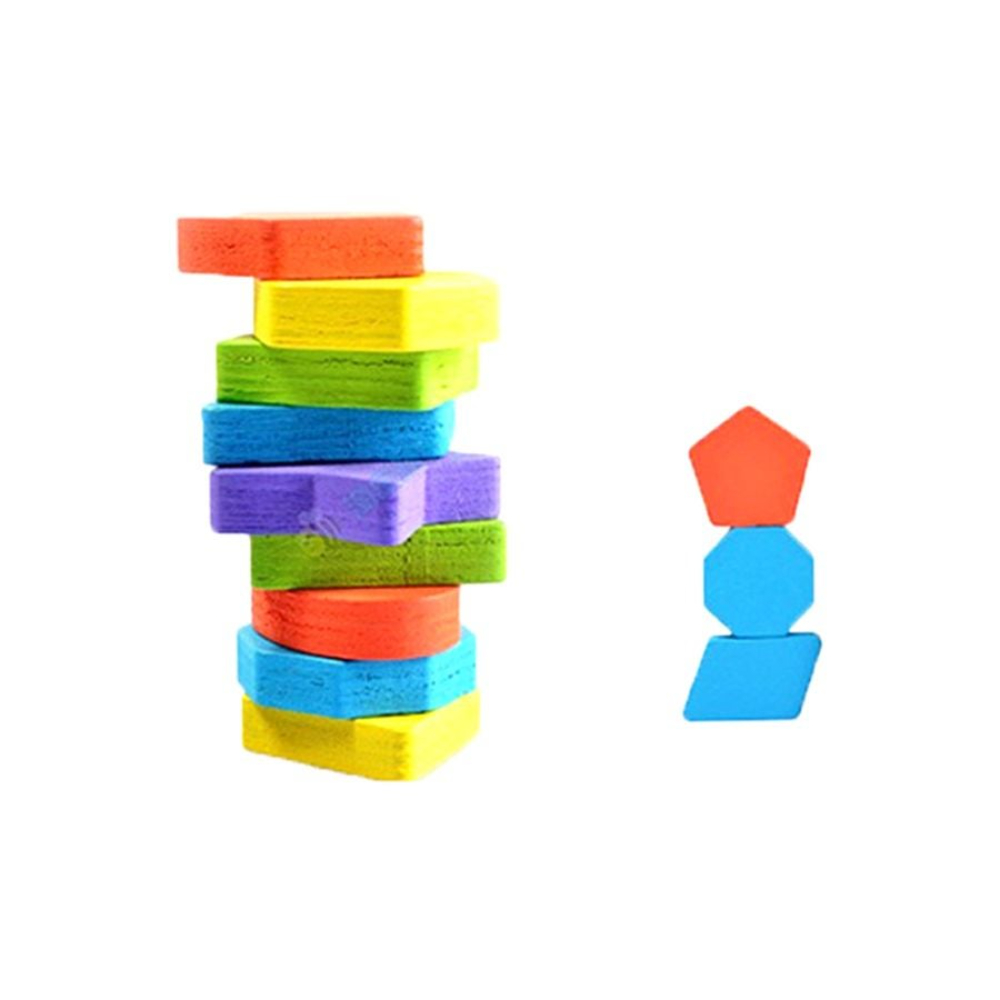 شاربدو لوحة تركيب أشكال هندسية ثلاثية الأبعاد - 17.8x1.2x17.8 سم