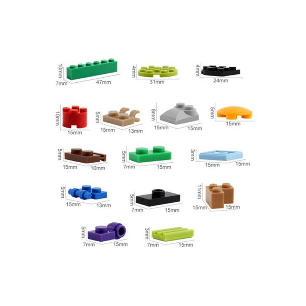  مكعبات بناء - 1000 قطعة