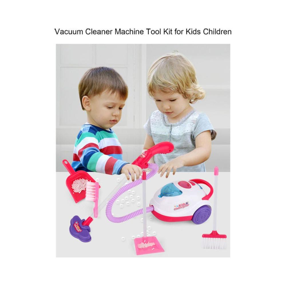 طقم مكنسة كهربائية للأطفال