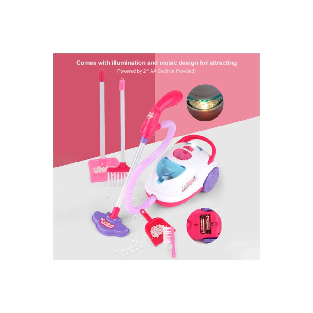 طقم مكنسة كهربائية أطفال