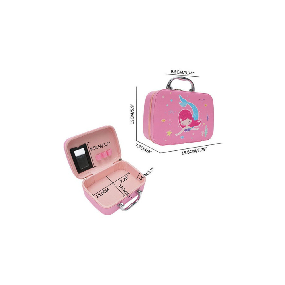 مجموعة مكياج بحقيبة متينة وغسيل سهل