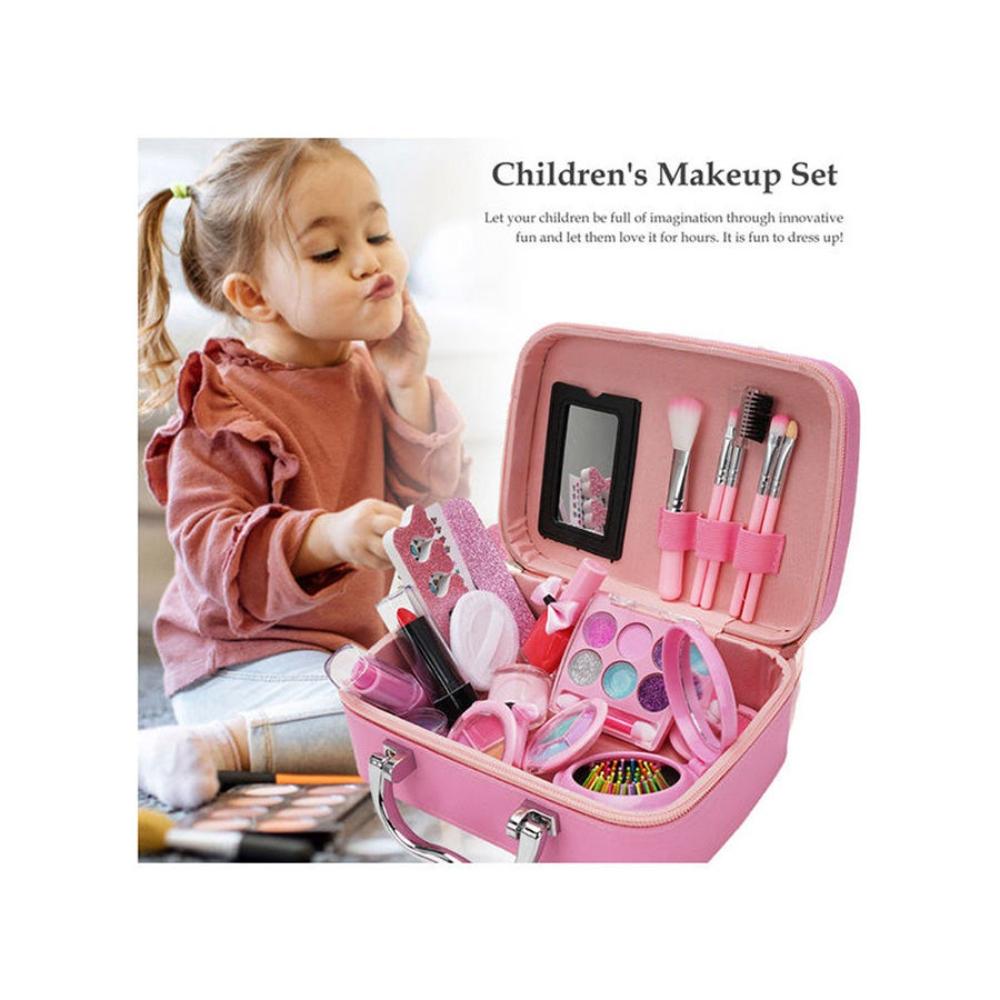 مجموعة مكياج بحقيبة متينة وغسيل سهل