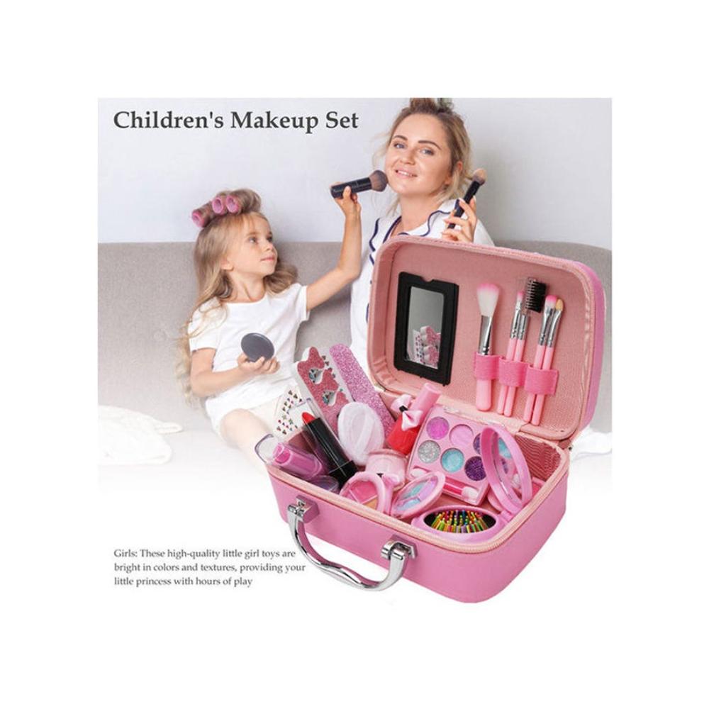 مجموعة مكياج بحقيبة متينة وغسيل سهل