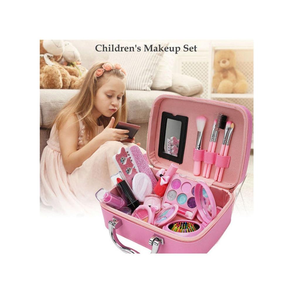 مجموعة مكياج بحقيبة متينة وغسيل سهل