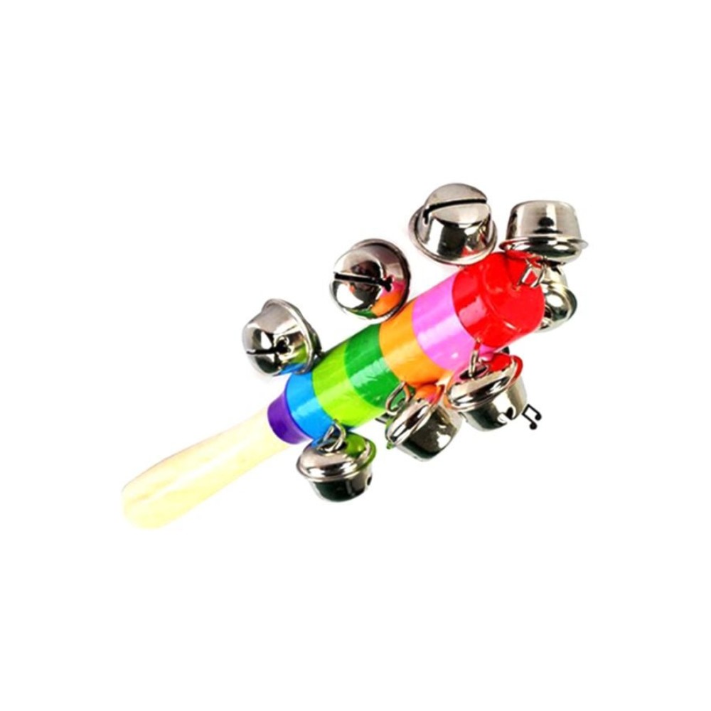 أو إي إم لعبة خشخيشة يدوية بأجراس موديل 2850 - متعددة الألوان