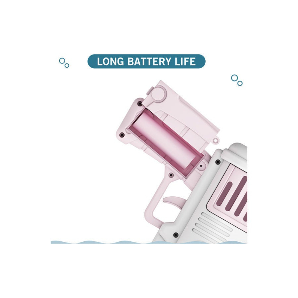  لعبة مسدس صنع الفقاعات جاتلينج 6 قطع - 49x13.5x30.5 سم