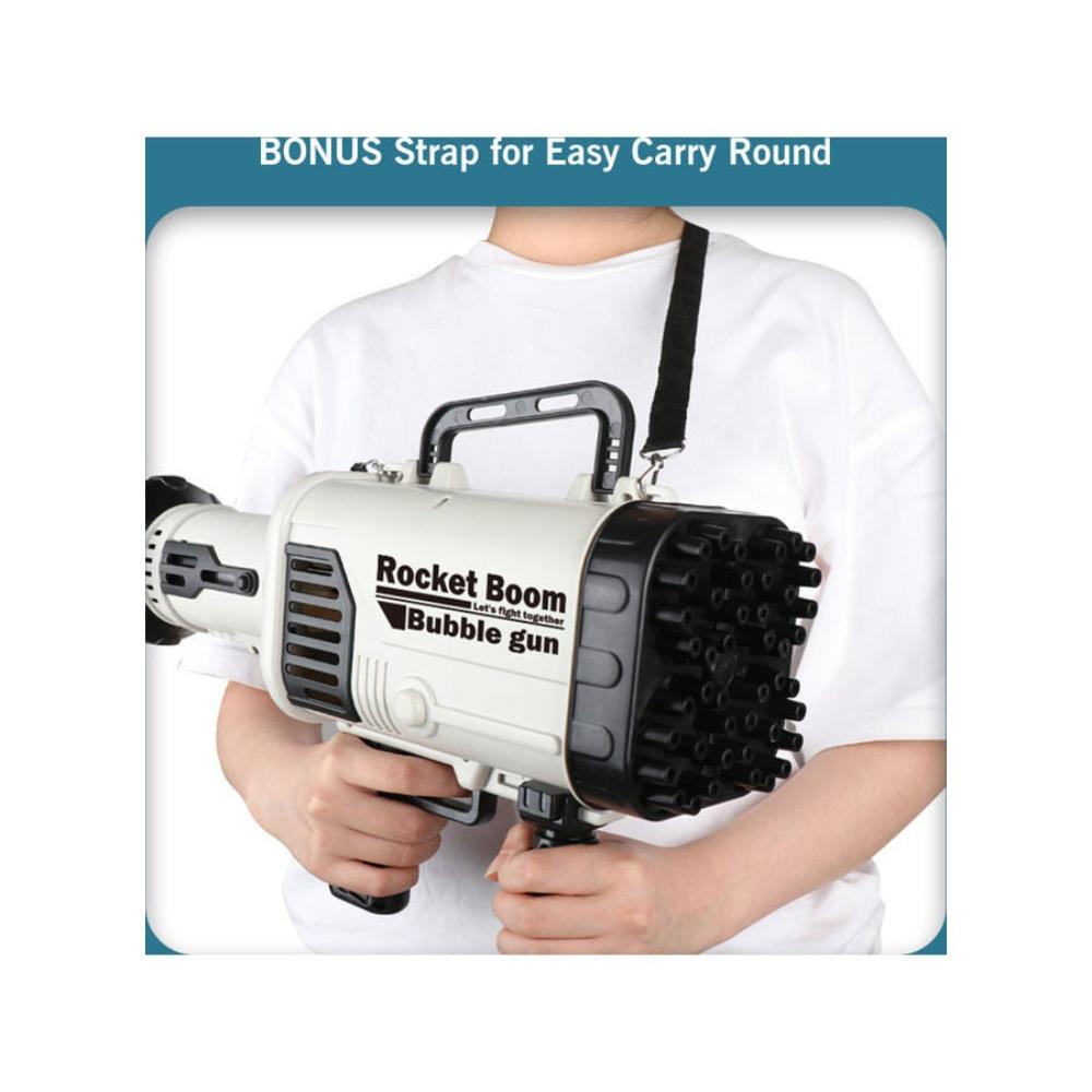  لعبة مسدس صنع الفقاعات جاتلينج 6 قطع - 49x13.5x30.5 سم