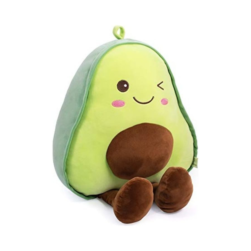 ألفا لايف دمية محشوة بشكل أفوكادو للأطفال موديل JL28220 - أخضر