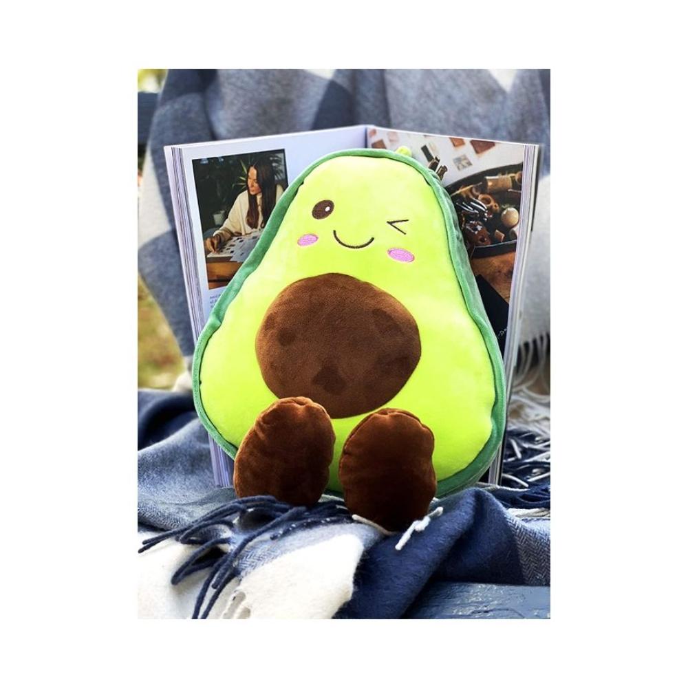 ألفا لايف دمية محشوة بشكل أفوكادو للأطفال موديل JL28220 - أخضر
