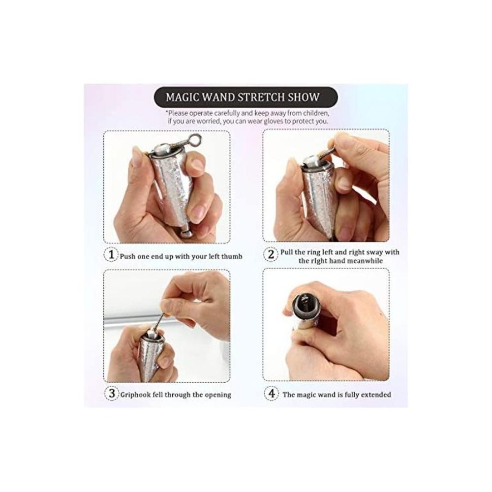 جيجوي طقم عصا سحرية من المعدن - قطعتين 