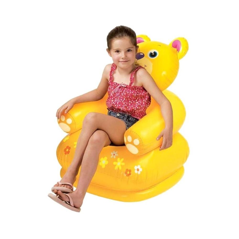 انتكس كرسي نفخ حيوان سعيد