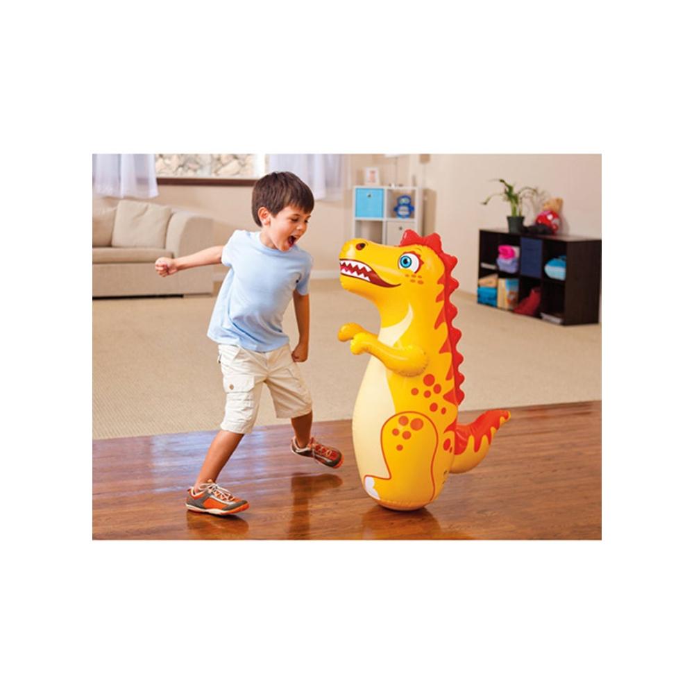 انتكس دمية الحيوانات الهوائية القابلة للنفخ ديناصور اكتشف لونك و بتصميم مفاجئ ولون مفاجئ - 1 قطعة