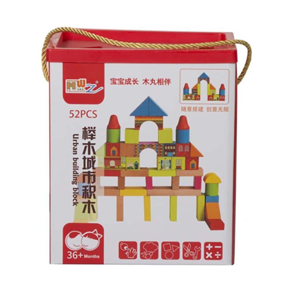 موانزي مكعبات الأبجدية - 52 قطعة