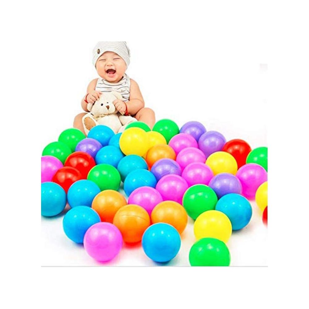 مجموعة كرات بلاستيكية صديقة للبيئة - 50 قطعة