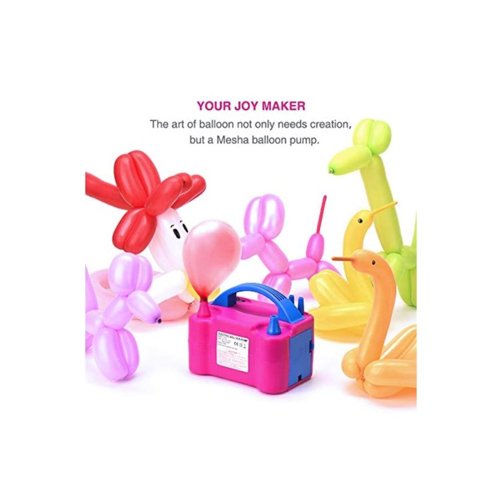  منفاخ هواء كهربائي للبالونات بفوهة مزدوجة