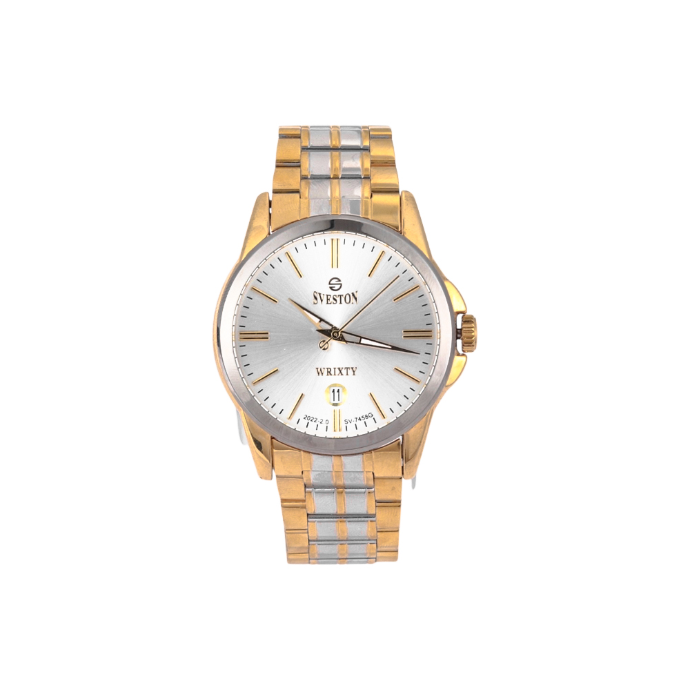 سفيستون وركستي ساعة يد رجالية استيل -HSV 7458