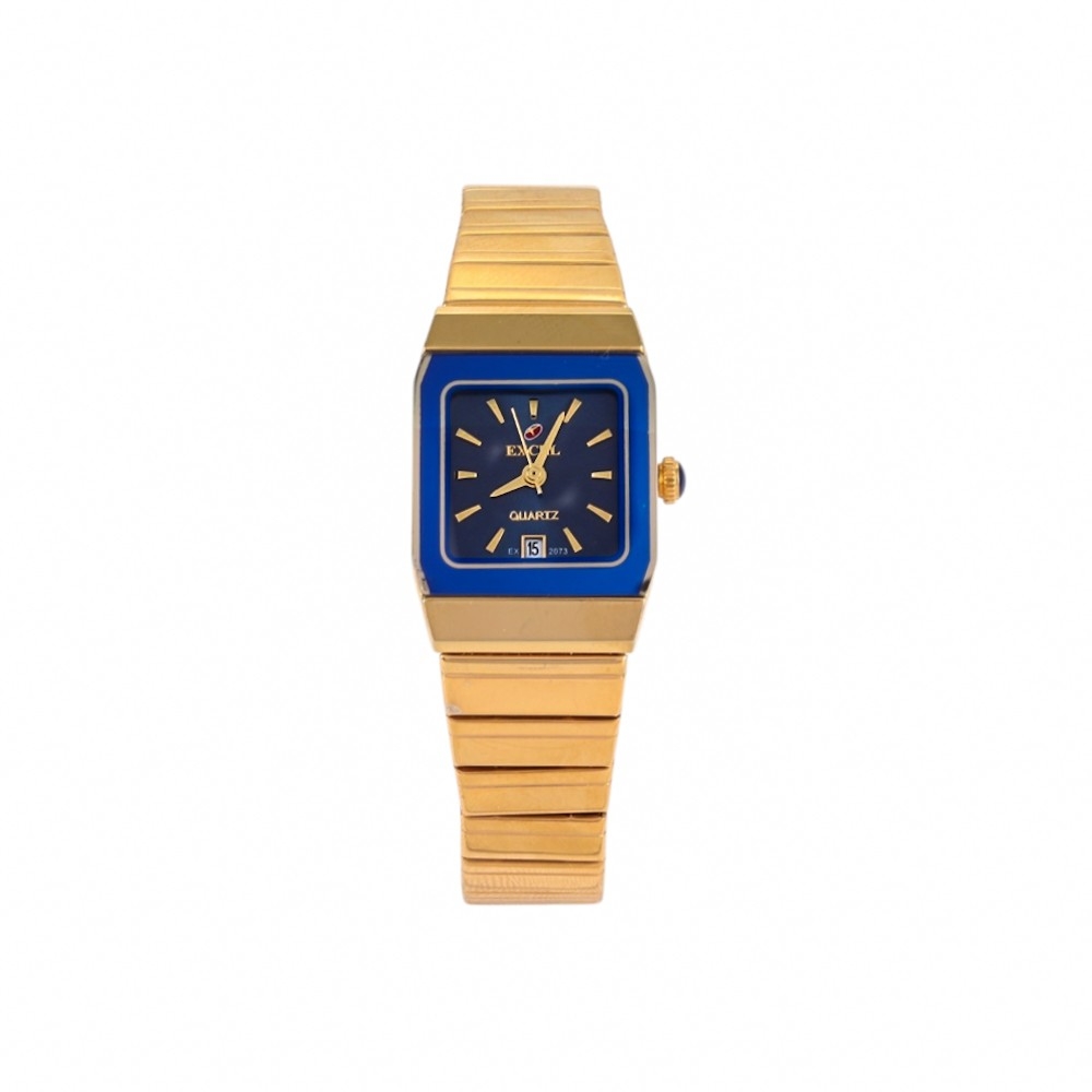 سفيستون ساعة يد رجالية استيل بإيطار ذهبي-HRSV 7419 IPG