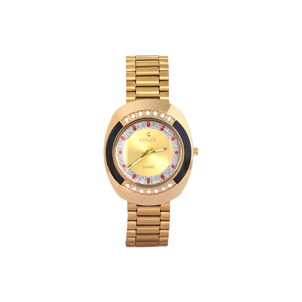 سيلكس ساعة شكل الرادو بالكرستال-HCL 5006