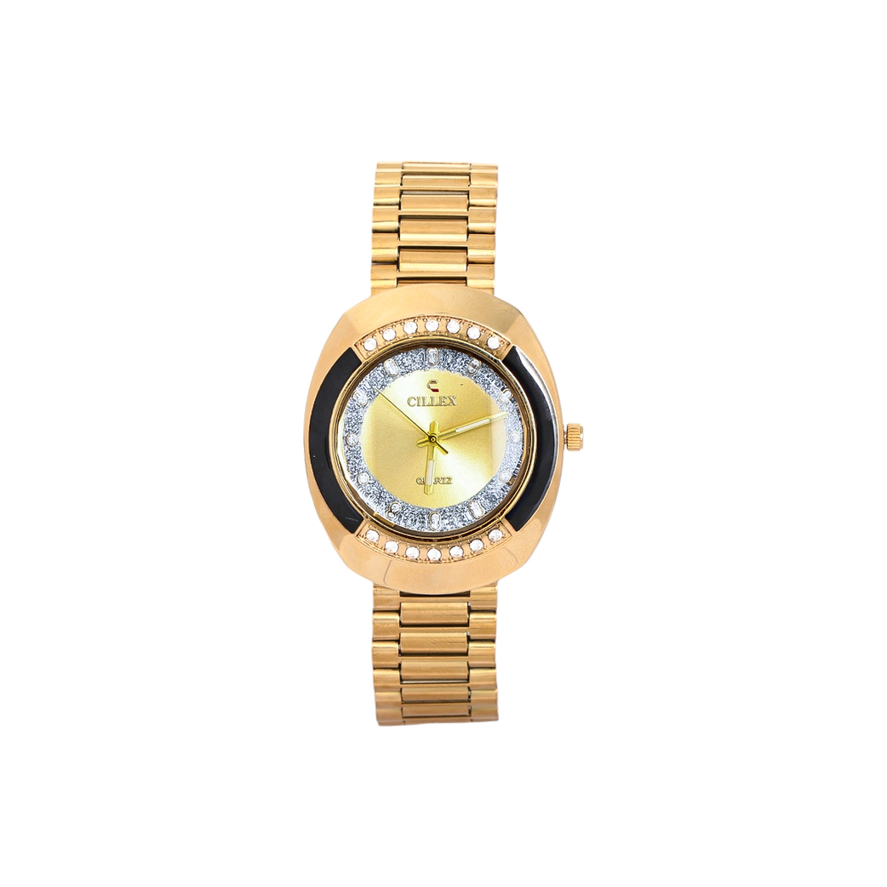 سيلكس ساعة شكل الرادو بالكرستال-HCL 5006