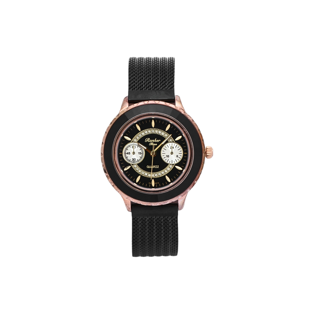 رنكر تايم سيبر ساعة نمط شبك-HRKCB 0010