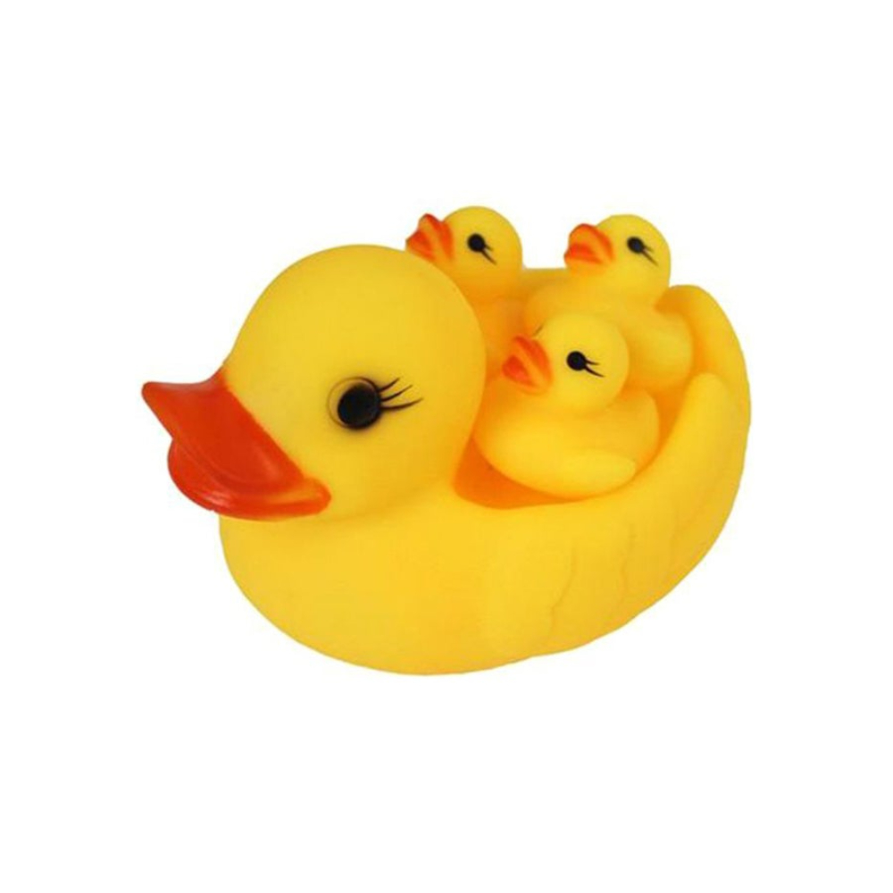 طقم دمى بطة للإستحمام 4 قطع - 3.2 بوصة