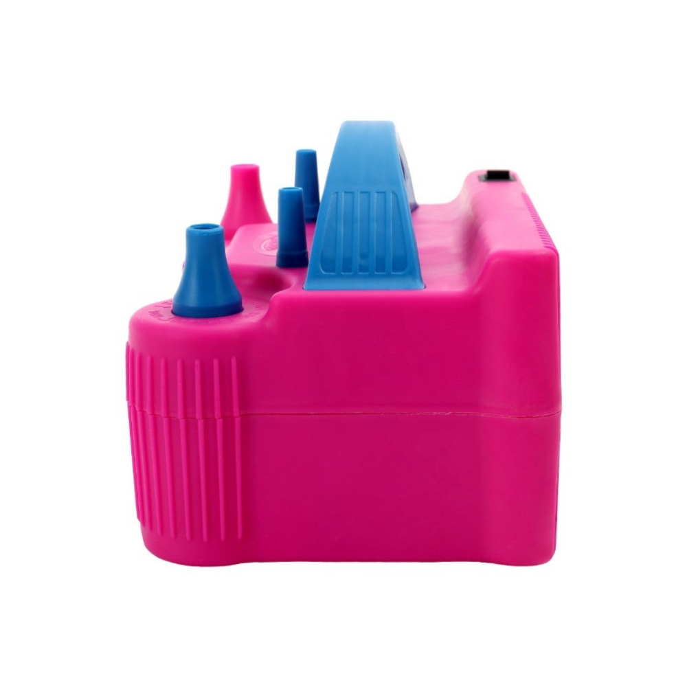 منفاخ هواء محمول بفوهة مزدوجة مع منفاخ للبالونات