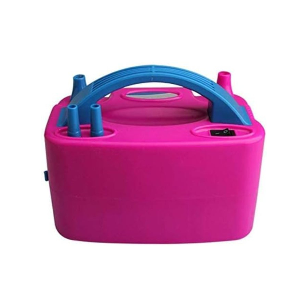 منفاخ هواء محمول بفوهة مزدوجة مع منفاخ للبالونات