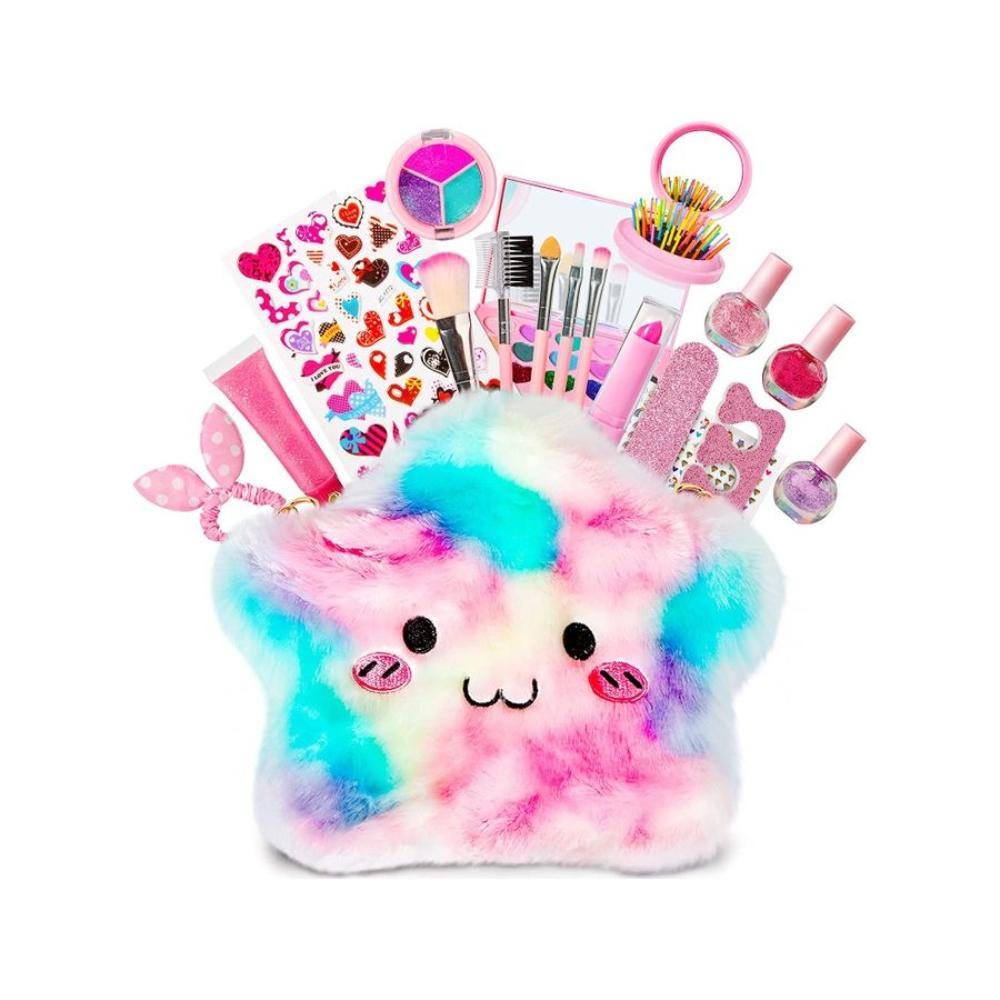  مجموعة مكياج الأطفال بتصميم نجمة موديل TY3749-A - وردي