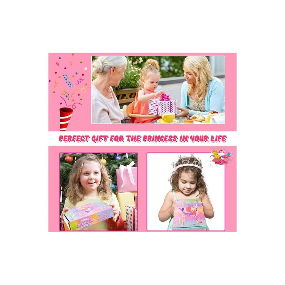  مجموعة مكياج الأطفال بتصميم نجمة موديل TY3749-A - وردي