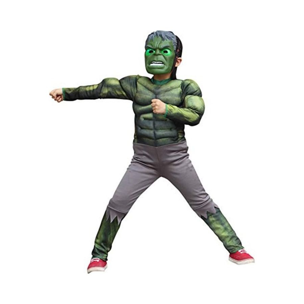 فانسي دريسويل زيّ بتصميم البطل الخارق الأخضر مناسب للأطفال