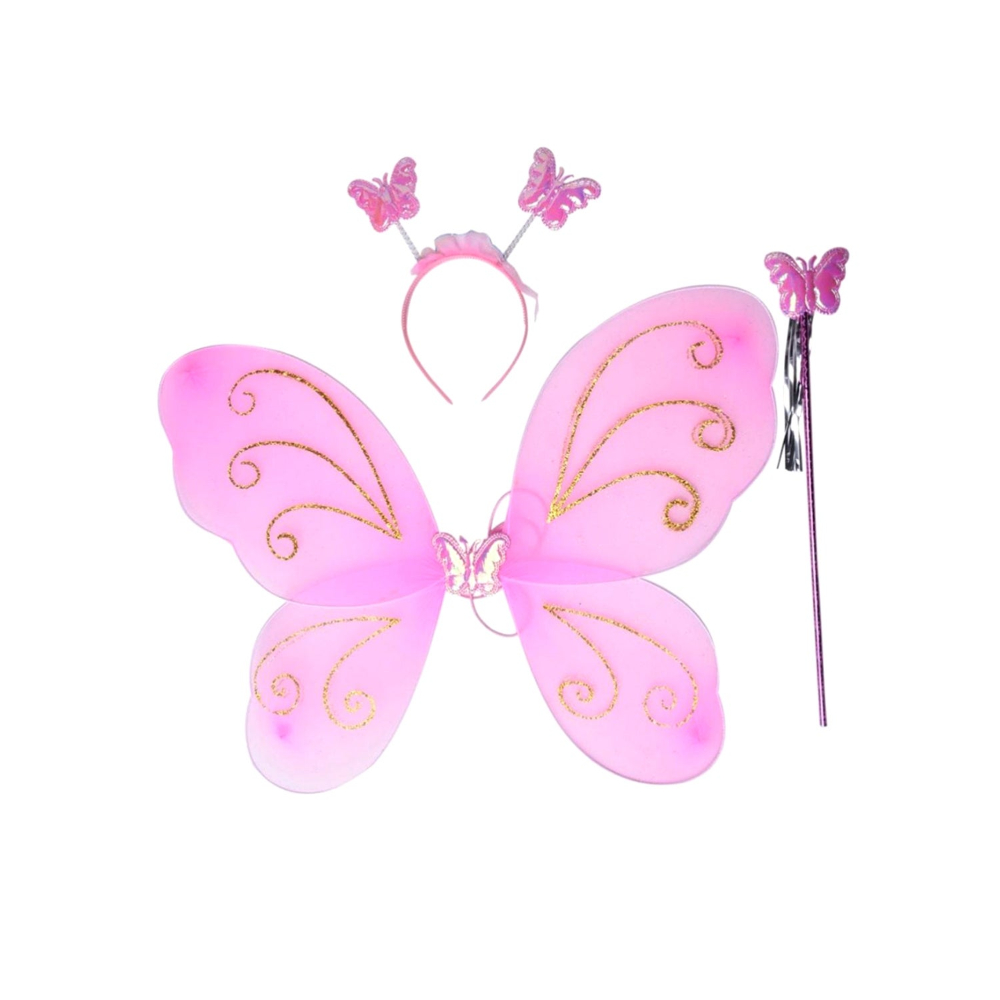 فانسي دريسويل طقم أجنحة فراشة للأطفال 3 قطع - عمر 0-1 سنة