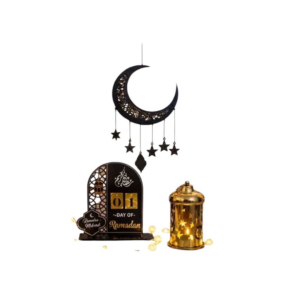 بوكس زينة رمضان المميز الأسود