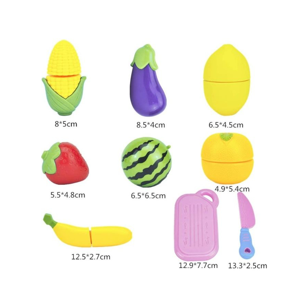 شو وو ألعاب تقطيع الفواكه والخضراوات - 9 قطع