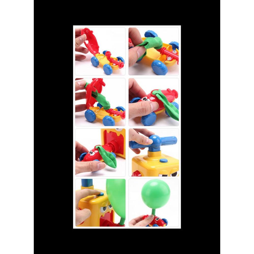 مس تيارا سيارة مزودة ببالون قابل للنفخ مع مضخة 