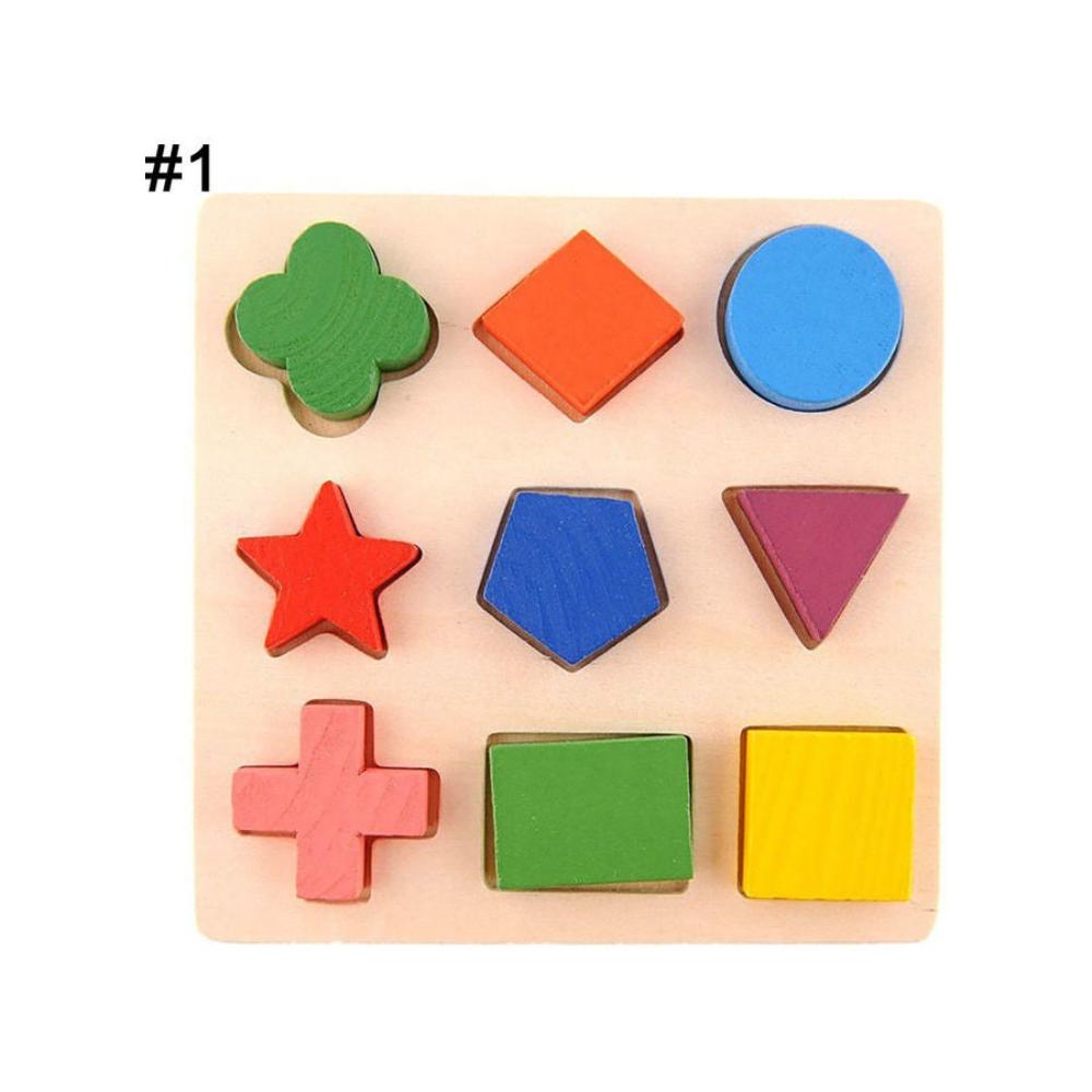  لعبة ألغاز بتصميم أشكال هندسية - 15.7x2.05x15.5 سم