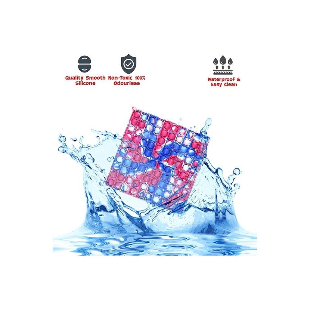 لعبة حسية بتصميم فقاعات قابلة للضغط 