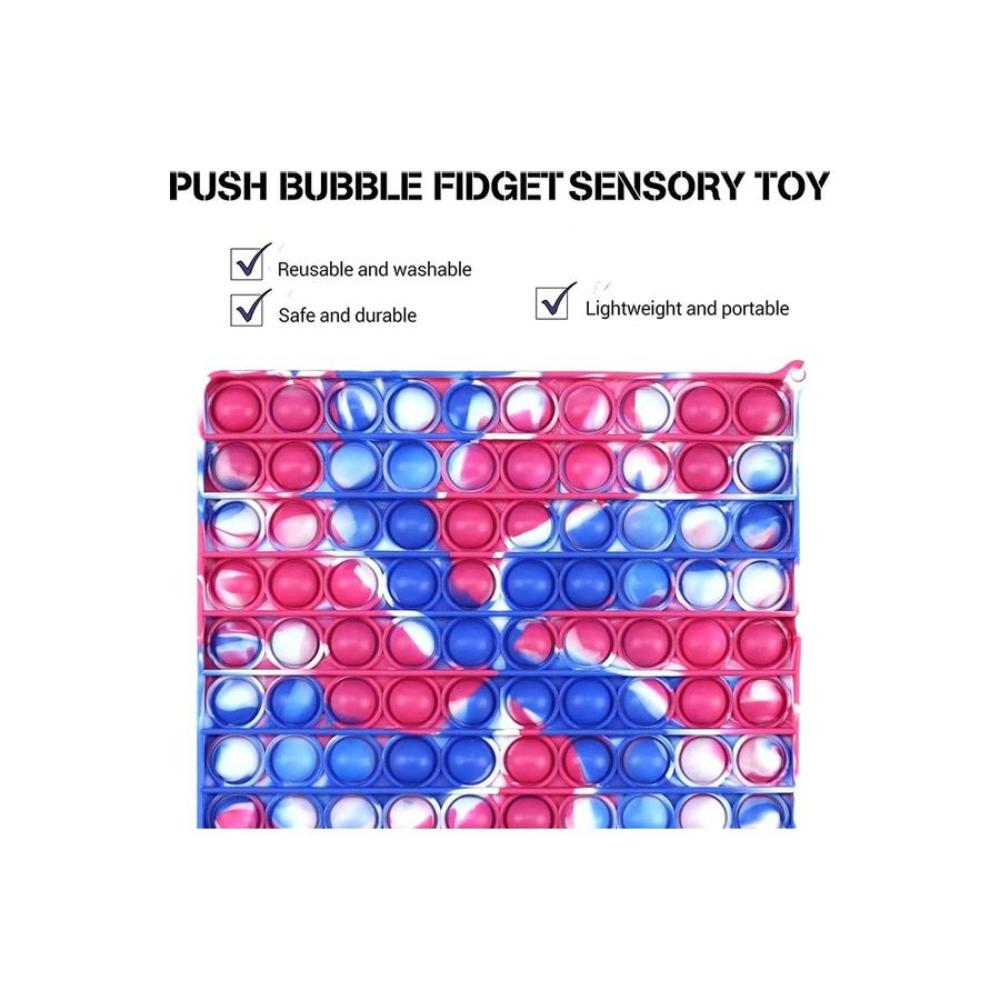 لعبة حسية بتصميم فقاعات قابلة للضغط 