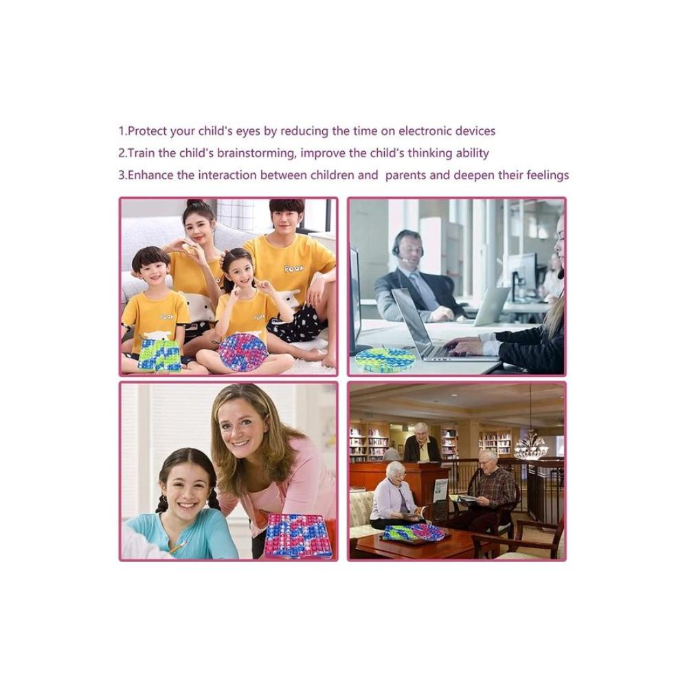 لعبة تفاعل حسي على شكل فقاعات قابلة للضغط لتخفيف التوتر 