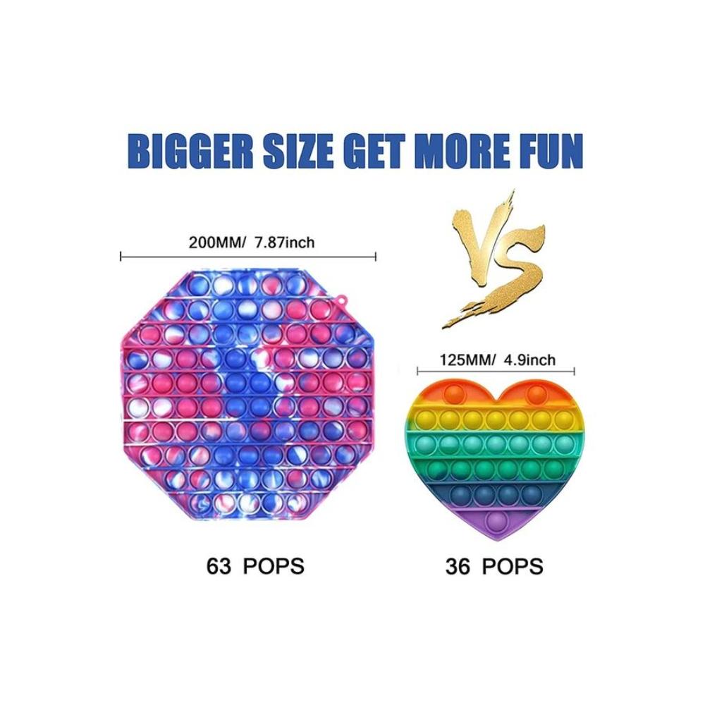 لعبة تفاعل حسي على شكل فقاعات قابلة للضغط لتخفيف التوتر 