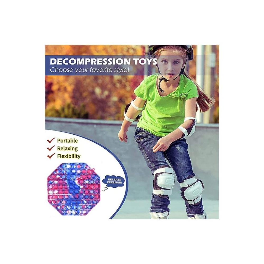 لعبة تفاعل حسي على شكل فقاعات قابلة للضغط لتخفيف التوتر 