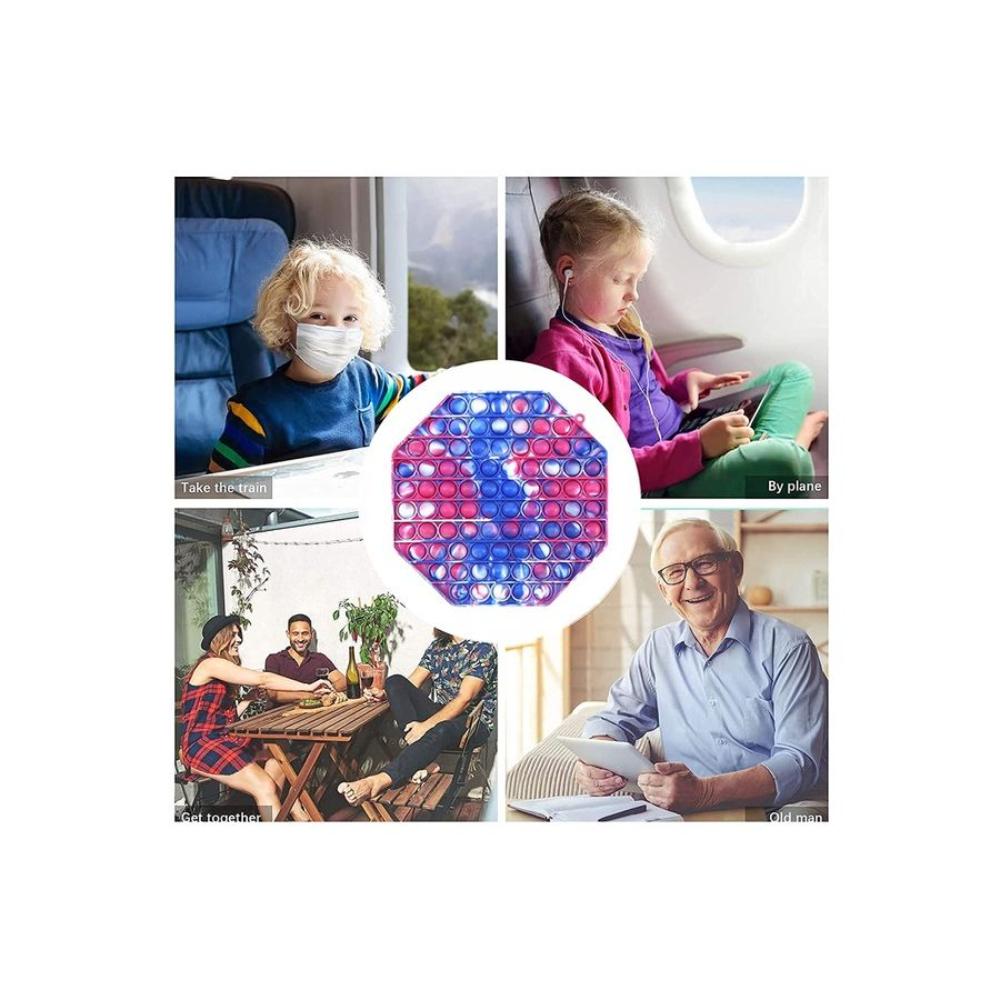 لعبة تفاعل حسي على شكل فقاعات قابلة للضغط لتخفيف التوتر 