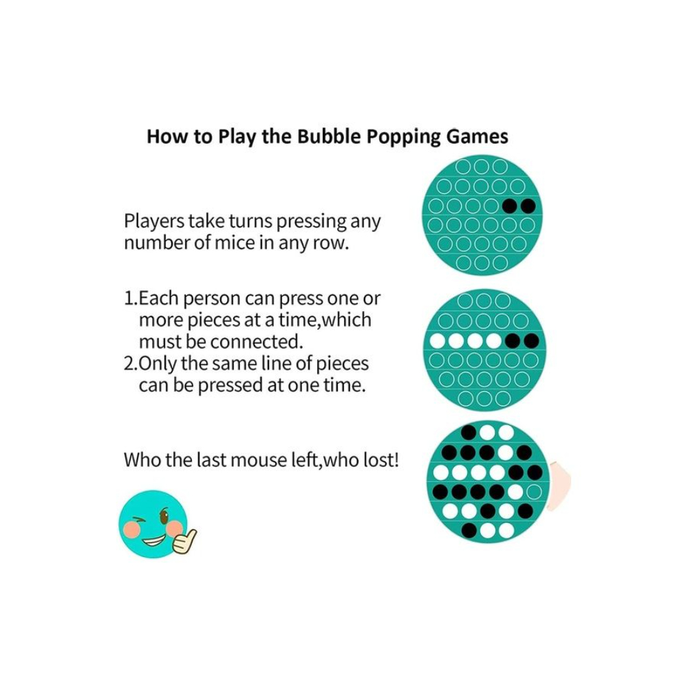 لعبة تفاعل حسي على شكل فقاعات قابلة للضغط لتخفيف التوتر 