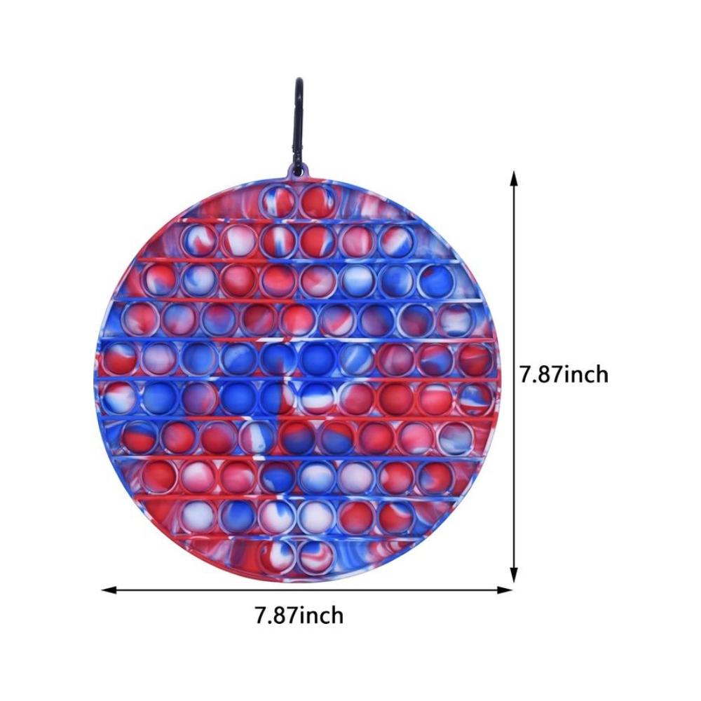 لعبة الضغط على الفقاعات الحسية لإزالة التوتر - 7.87x7.87 بوصة 
