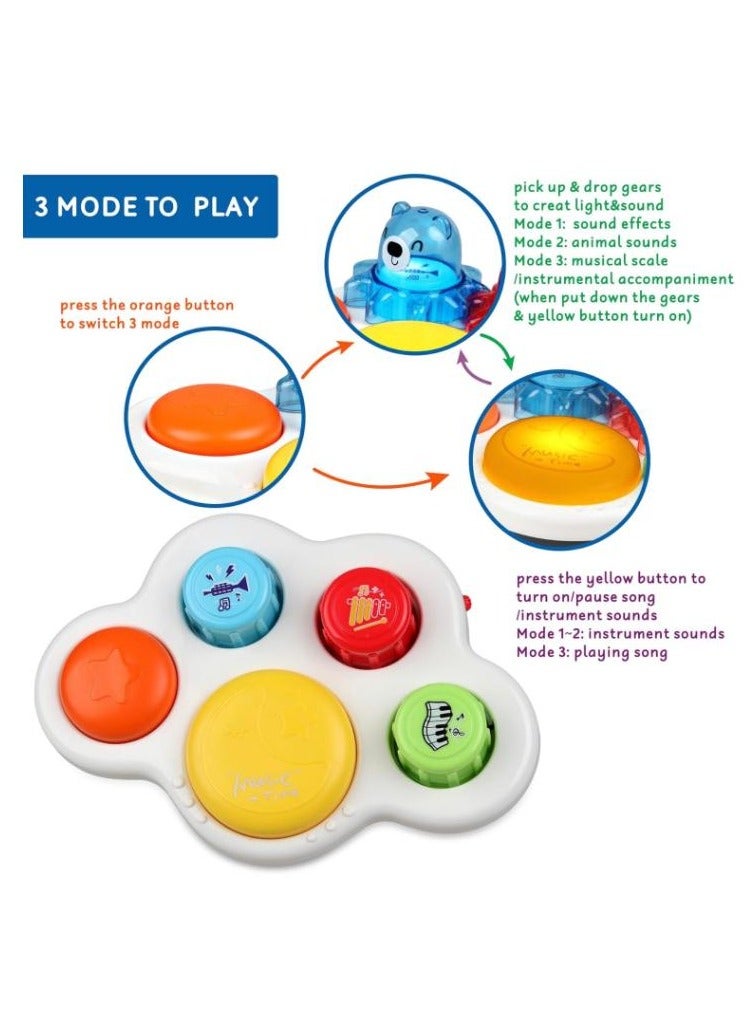 لعبة مرح لعبة المواليد الحركية والإدراكية بأصوات وأنوار