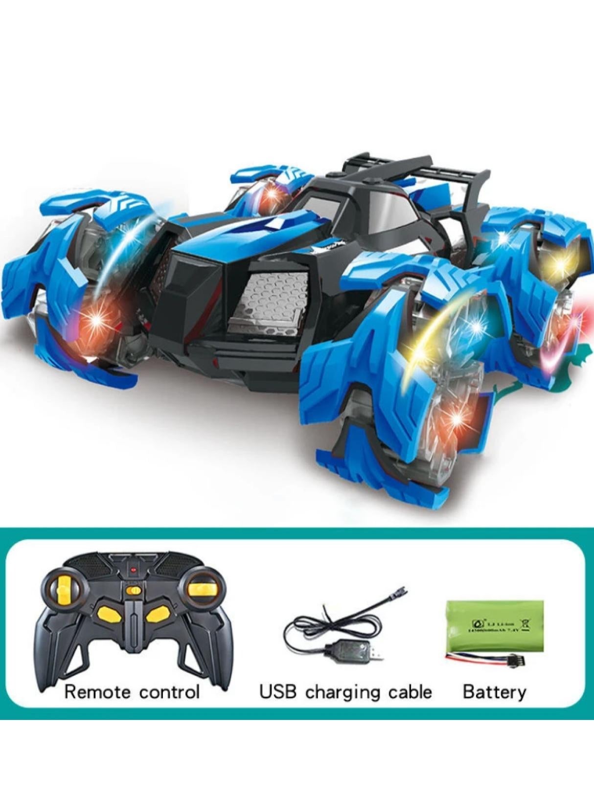  سيارة كهربائية كبيرة مضيئة - اختيار عشوائي أحمر أو ازرق