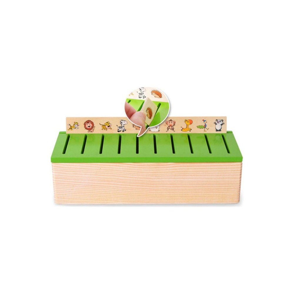  لعبة صندوق تعلم تصنيف المعرفة الخشبي